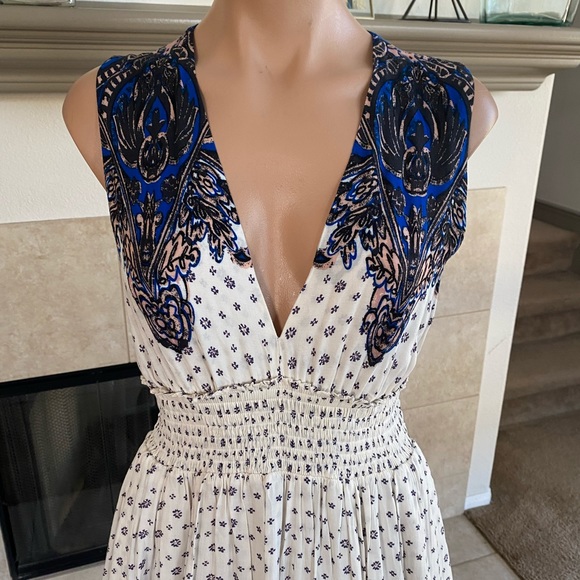 Free People printed mini dress, size S, never worn - Picture 4 of 11